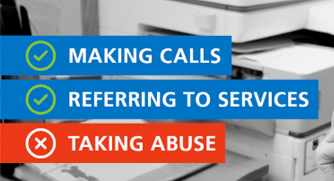 Making Calls - Yes; Doing Referrals - Yes; Taking Abuse - No